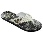Women's College Edition Ucf Knights Floral Polka-dot Flip-flops, Size: Large, White