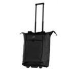 Olympia Fashion Wheeled Shopping Bag, Adult Unisex, Black