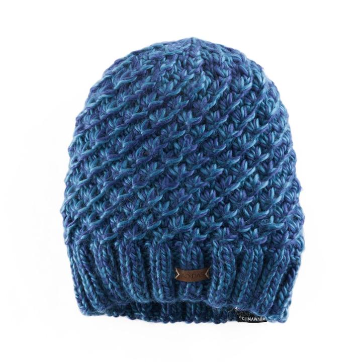 Women's Adidas Whittier Knit Beanie, Med Blue
