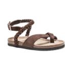 Muk Luks Estelle Women's Sandals, Girl's, Size: 8, Dark Brown