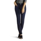 Women's Lee 360 Stretch Skinny Jeans, Size: 12 Short, Dark Blue