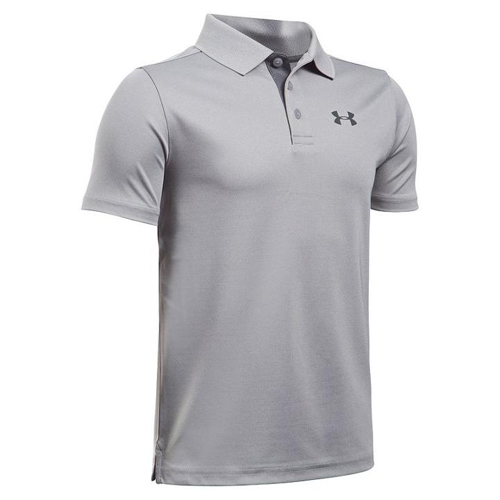Boys 8-20 Under Armour Performance Polo, Boy's, Size: Large, Dark Grey