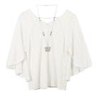 Girls 7-16 Speechless Capelet With Necklace, Size: Xl, Natural