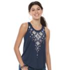 Juniors' Mudd&reg; Weekend Tank, Teens, Size: Xs, Dark Blue