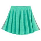Girls 7-16 & Plus Size So&reg; French Terry Space-dyed Circle Skirt, Size: S/7-8, Turquoise/blue