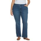 Plus Size Gloria Vanderbilt Jordyn Curvy Fit Bootcut Jeans, Women's, Size: 16w Short, Light Blue