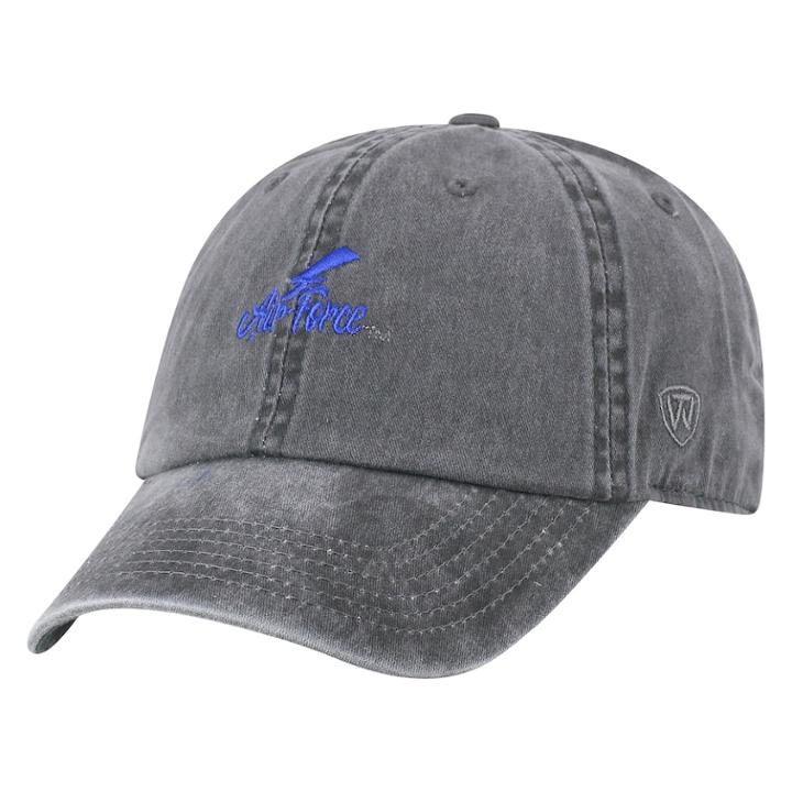 Adult Top Of The World Air Force Falcons Local Adjustable Cap, Men's, Grey (charcoal)