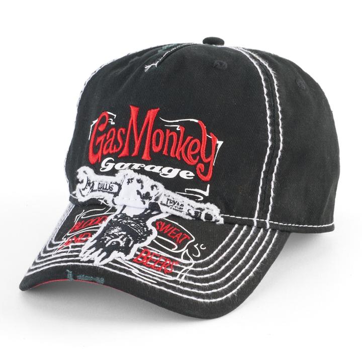 Men's Gas Monkey Garage Cap, Black