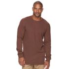 Big & Tall Sonoma Goods For Life&trade; Supersoft Thermal Crewneck Tee, Men's, Size: Xl Tall, Dark Green