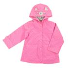 Girls 4-6x Carter's Dotted Rain Jacket, Size: 4, Multicolor