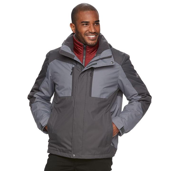 Men's Zeroxposur Fuel System 3-in-1 Systems Hooded Jacket, Size: Xl ...