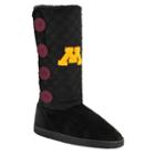 Women's Minnesota Golden Gophers Button Boots, Size: Small, Black