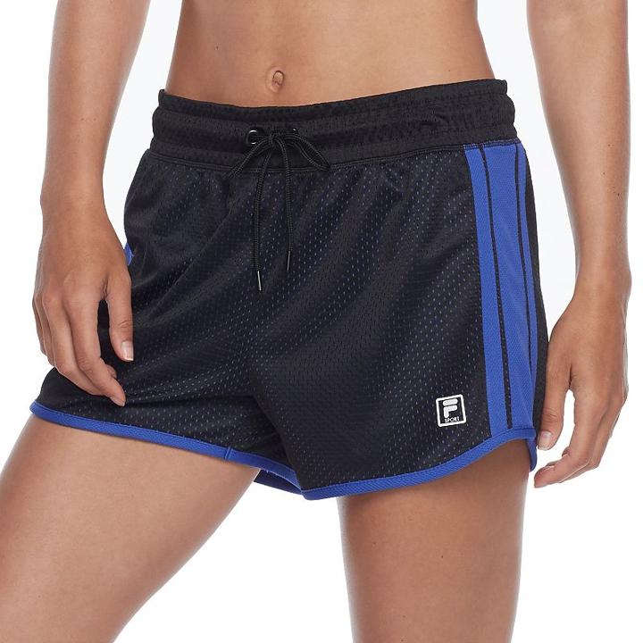 Women's Fila Sport&reg; Mesh Running Shorts, Size: Large, Blue