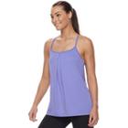 Women's Tek Gear&reg; Strappy Back Performance Tank, Size: Large, Med Purple