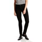 Women's Levi's&reg; Mid Rise Skinny Cut Jeans, Size: 31(us 12)l, Black