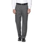 Men's Croft & Barrow&reg; Stretch Classic-fit True Comfort Pleated Suit Pants, Size: 36x30, Grey