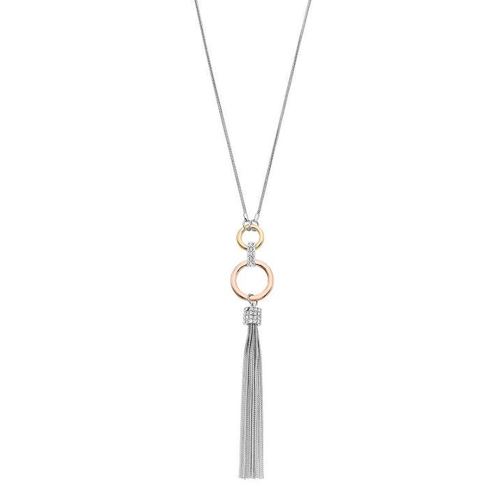Jennifer Lopez Long Textured Tassel Y Necklace, Women's, Multicolor