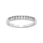 Platilite 1/4 Carat T.w. Diamond Anniversary Ring, Women's, Size: 7, White