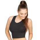 Women's Colosseum Vine Strappy Crop Top, Size: Xl, Black