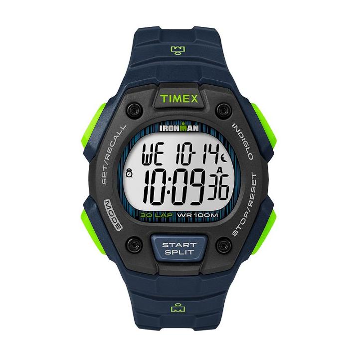 Timex Men's Ironman Classic 30-lap Sport Digital Watch - Tw5m11600jt, Size: Large, Blue
