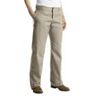 Women's Dickies Original 774 Straight-leg Work Pants, Size: 4 - Regular, Dark Beige