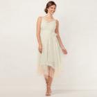 Women's Lc Lauren Conrad Lace Handkerchief Hem Midi Dress, Size: 14, Brt Blue