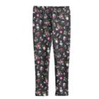 Girls 4-10 Jumping Beans&reg; Print Full-length Fleece Leggings, Size: 8, Dark Grey