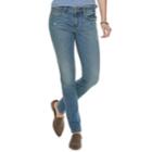 Women's Sonoma Goods For Life&trade; Supersoft Stretch Skinny Jeans, Size: 8 - Regular, Dark Green