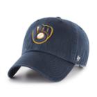 Adult '47 Brand Milwaukee Brewers Clean Up Hat, Men's, Blue (navy)
