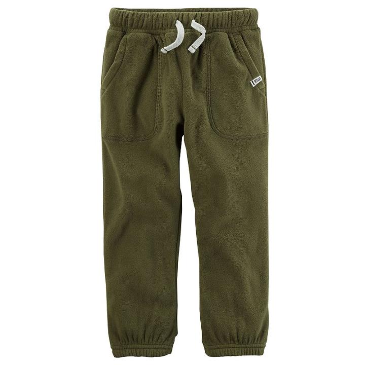 Boys 4-7 Carter's Fleece Pants, Size: 5, Green Oth