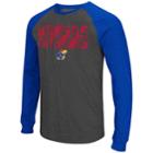 Men's Campus Heritage Kansas Jayhawks Olympus Tee, Size: Medium, Grey (charcoal)