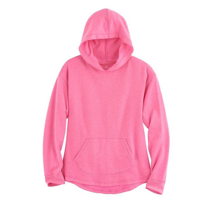 Girls 7-16 So&reg; Varsity Fleece Hoodie, Size: 10, Pink