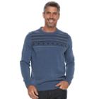 Big & Tall Croft & Barrow&reg; Classic-fit Crewneck Sweater, Men's, Size: 4xb, Dark Blue