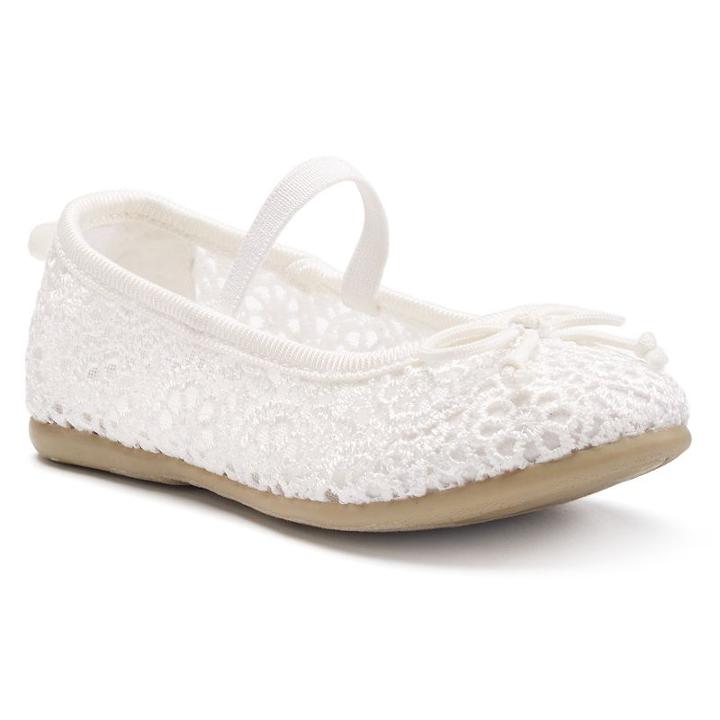 Carter's Ruby 5 Toddler Girls' Flats, Girl's, Size: 10 T, White