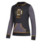 Women's Adidas Boston Bruins Script Pullover Hoodie, Size: Small, Black