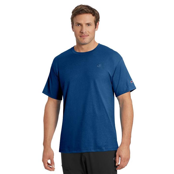 Men's Champion Classic Jersey Tee, Size: Xl, Blue