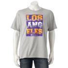 Men's Champion Los Angeles Tee, Size: Large, Med Grey