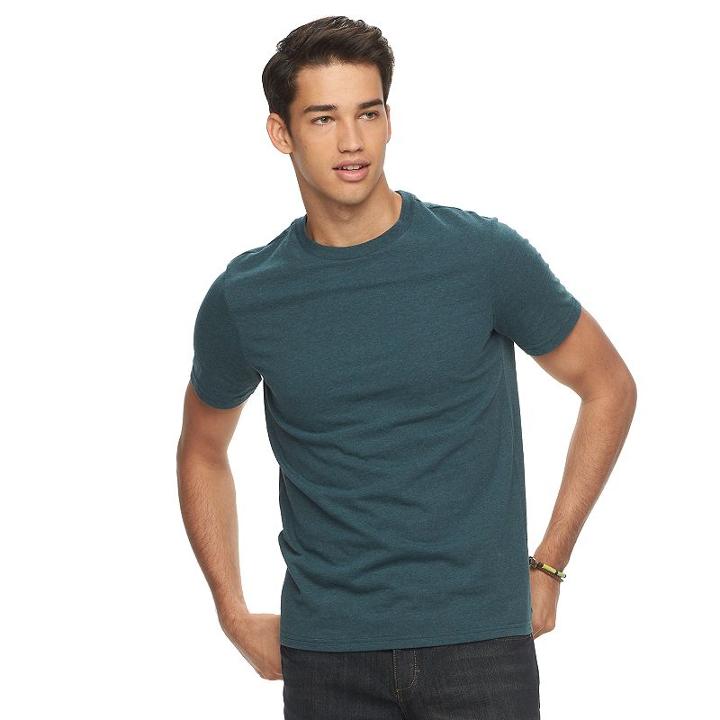 Big & Tall Urban Pipeline&reg; Heather Tee, Men's, Size: 3xl Tall, Dark Green