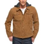 Men's Levi's&reg; Hooded Worker Jacket, Size: Xxl, Med Brown
