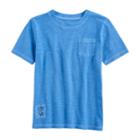 Boys 4-7x Sonoma Goods For Life&trade; Pocket Slubbed Tee, Size: 7, Med Blue