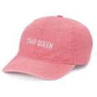 Women's So&reg; Snap Queen Washed Denim Baseball Cap, Red/coppr (rust/coppr)