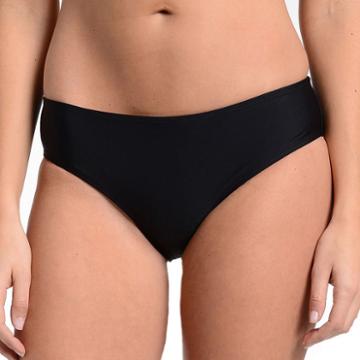 Women's Cyn And Luca Classic Scoop Bikini Bottoms, Size: Xl, Black