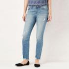 Women's Lc Lauren Conrad Skinny Jeans, Size: 6 Short, Blue Other