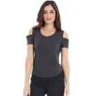 Women's Balance Collection Ember Cold-shoulder Tee, Size: Xl, Oxford