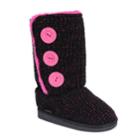 Muk Luks Malena Girls' Boots, Size: 12, Black