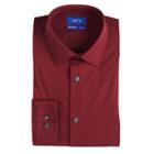 Men's Apt. 9&reg; Slim-fit Heiq Premium Flex No-iron Dress Shirt, Size: L-32/33, Dark Red