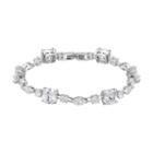 Jennifer Lopez Red Carpet Ready Cubic Zirconia Geometric Tennis Bracelet, Women's, Silver