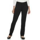 Women's Croft & Barrow&reg; Easy Care Straight-leg Pants, Size: 16, Oxford