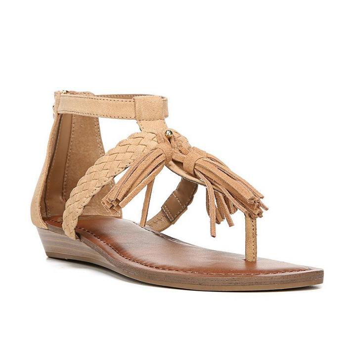 Fergalicious Tanya Women's Sandals, Size: 7.5, Dark Beige