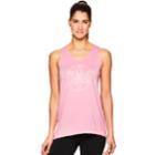 Women's Gaiam Fiona Yoga Graphic Tank, Size: Medium, Dark Blue
